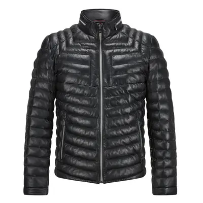 MILESTONE Lederjacke Malik Herren schwarz Uni & Uninah