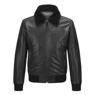 MILESTONE Lederjacke Terry Herren schwarz