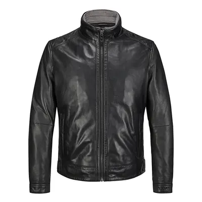 MILESTONE Lederjacke Barney Herren schwarz