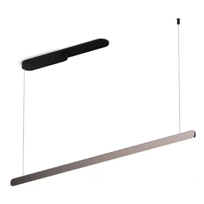 Occhio Mito linear volo 140 up LED-Pendelleuchte-Schwarz matt-Kopf/head Phantom-Ausführung fix m