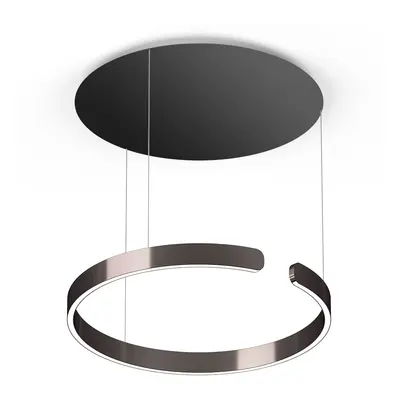 Occhio Mito sospeso 60 up LED-Pendelleuchte-Pendel Phantom-Schwarz matt-Ausführung fix bis max. 