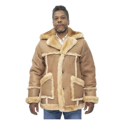 Herren-Designer-Winter-Lammfell-Pelzmantel-Zaragoza