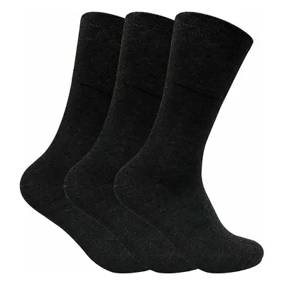 3 Pack Herren nicht elastische thermische Diabetiker Socken für schlechte Durchblutung