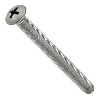 Linsensenkschrauben mit PH-Kreuzschlitz ISO 7047 Edelstahl A2 blank M 6 x 12 - 200 Stück