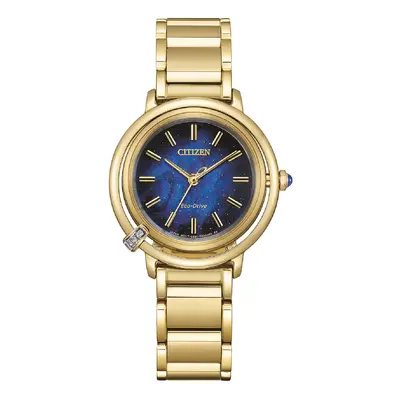 Citizen EM1099-57L Eco-Drive Solar Damenuhr Goldfarben/Blau