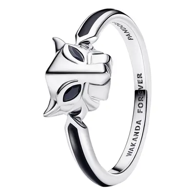 Pandora 194223C01 Damen-Ring Marvel Schwarzer Panther Silber