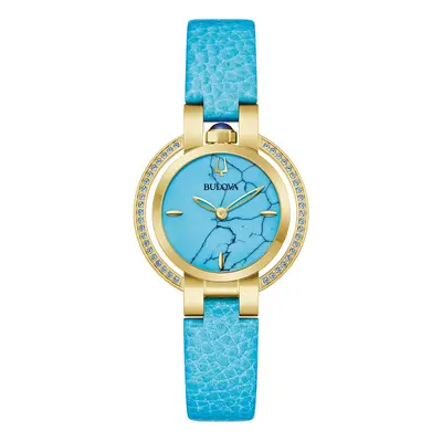 Bulova 97R104 Damenuhr Quarz Rubayiat Sommer Türkis