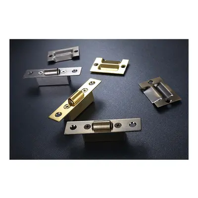 Schrank Ball Fangen Tür Hardware- Edelstahl Fangen Einstellbar Mit Streik Platte Gebürstet Satin