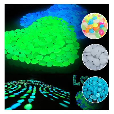 Leucht Steine glühen in dunkel Dekorative Kiesel draussen Aquarium Dekoration Kieselstein Felsen