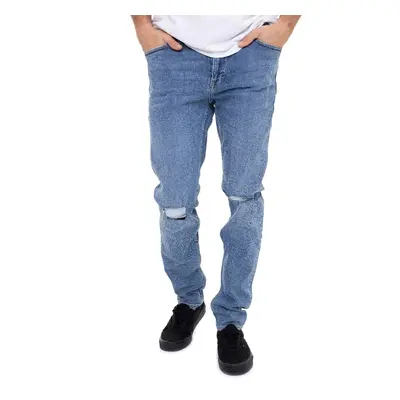 Dr. Denim - Chase Ripple Light Blue Ripped - Jeans - Blau - W32 / L34 - 98% Baumwolle, 2% Elasta