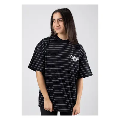 Carhartt WIP - W' Orlean Spree Orlean Stripe Horizontal/Black/White - T-Shirt - Schwarz - S - 10