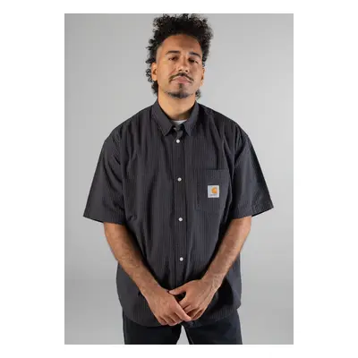 Carhartt WIP - Toland Toland Stripe/Black - Hemd - Schwarz - S - 100% Baumwolle,Baumwolle