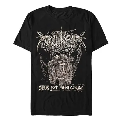 Ov Sulfur - Deus Est Mendacium - T-Shirt - Schwarz - L - 100% Baumwolle,Jersey