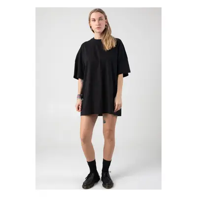 Noisy May - Mocca 2/4 Boxy Black - Kleid - Schwarz - S - 95% Baumwolle, 5% Elastan