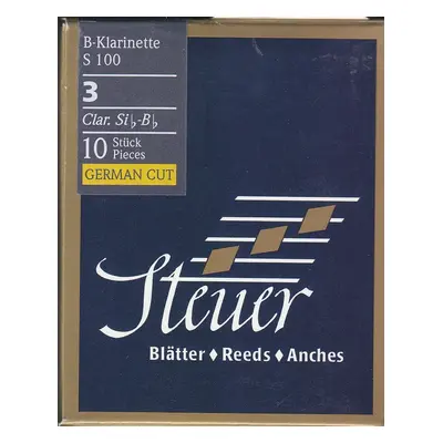 Steuer Blatt S-100 B-Klarinette deutsch 3,0 Blue Line