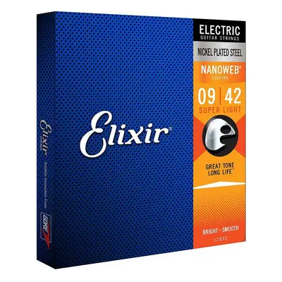 Elixir E-Gitarren Saiten Nanoweb 9-42