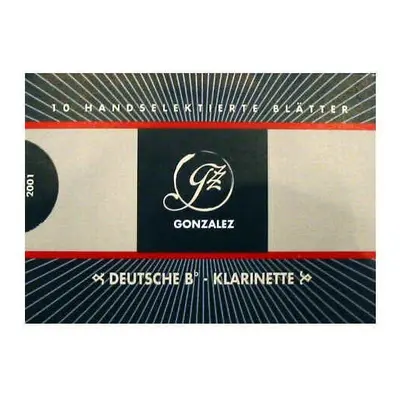 Gonzalez Blatt B-Klarinette deutsch 3,75, nur noch so lange Vorrat reicht