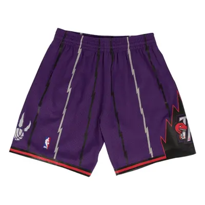 M&N NBA Toronto Raptors Road 1998-99 Swingman Shorts