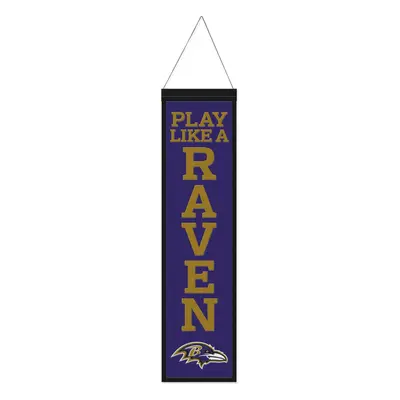 Baltimore Ravens SLOGAN NFL Wool Banner 80x20cm