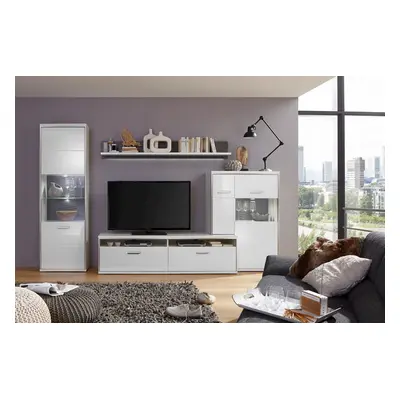 Wohnwand Fillipe 4-teilig Highboard Rechts