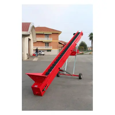 Förderband mit Rädern NT4/300-P-EM, 4 m, E-Motor 230 V/0,75 kW, für Pellets / Nüsse