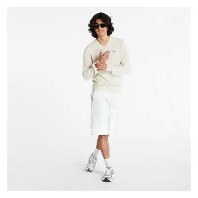 Pullover Comme des Garçons PLAY White Heart Pullover Natural Color