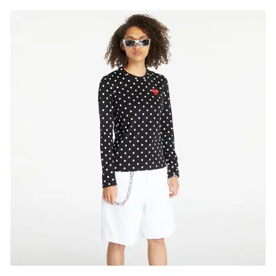 T-shirt Comme des Garçons PLAY Long Sleeve Tee Black