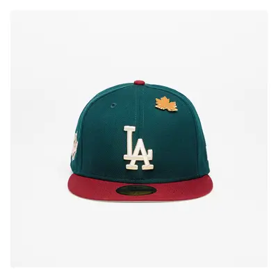 Mütze New Era Los Angeles Dodgers Ws Contrast 59Fifty Fitted Cap New Olive/ Optic White