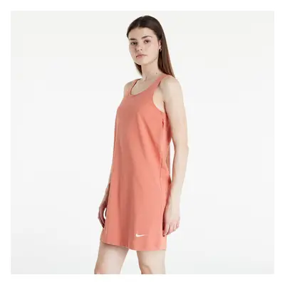 Nike NSW Jersey Tank Top Dress Madder Root/ White