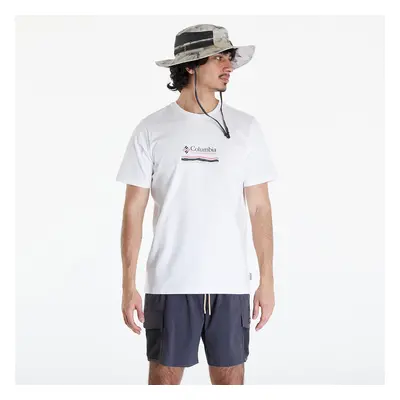 T-shirt Columbia Explorers Canyon™ Back Short Sleeve Tee White/ Heritage