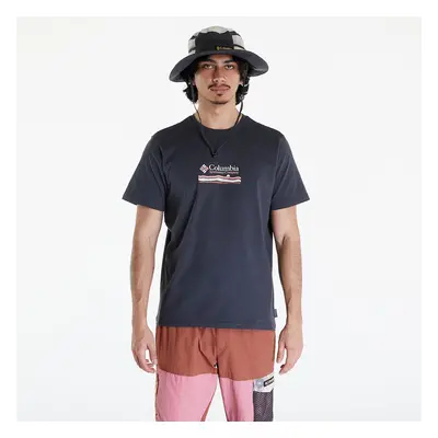 T-Shirt Columbia Explorers Canyon™ Back Short Sleeve Tee Shark/ Heritage