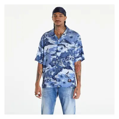 Hemd Tommy Jeans Hawaiian Print Camp Collar Short Sleeve Shirt Hawaiian Aop