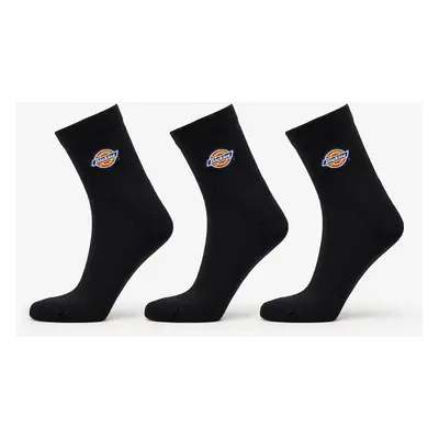 Dickies Valley Grove Mid Socks 3-Pack Black