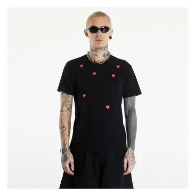 T-shirt Comme des Garçons PLAY Short Sleeve Logo Print T-Shirt UNISEX Black