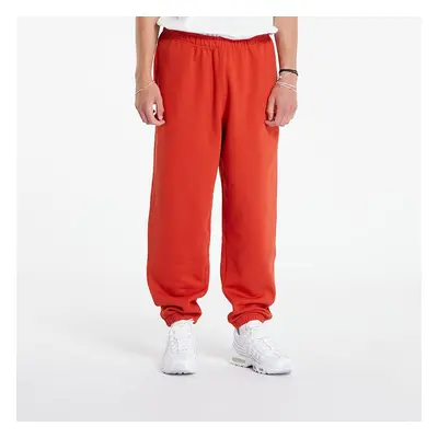 Hosen Nike Solo Swoosh Men's Fleece Pants Dragon Red/ White