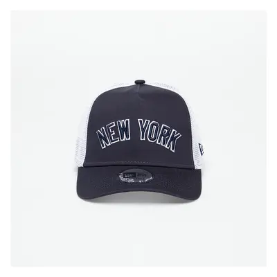 Mütze New Era New York Yankees Team Script Trucker Cap Navy/ Optic White