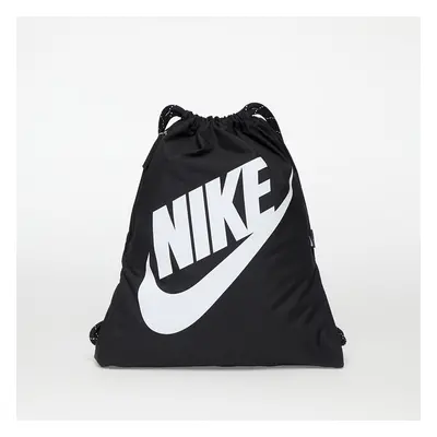 Gymsacks Nike Heritage Drawstring Bag Black/ Black/ White