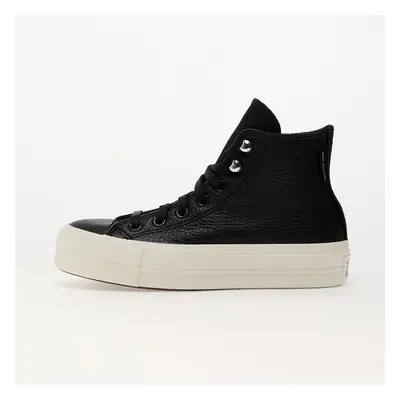 Sneakers Converse Chuck Taylor All Star Lift Platform Water Repellent Leather Black/ Black/ Egre