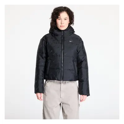 Jacke Nike Sportswear Classic Women's Loose Therma-FIT Puffer Jacket Black/ White