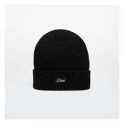 DIME Cursive Fold Beanie Black