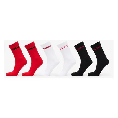 Hugo Boss Rib Logo Socks 6-Pack Multicolor