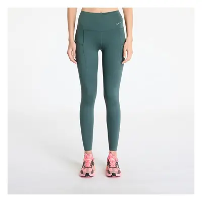 Leggins Nike Go Women's Firm-Support High-Waisted Full-Length Leggings with Pockets Vintage Gree