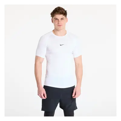 T-shirt Nike Pro Men's Dri-FIT Tight Short-Sleeve Fitness Top White/ Black