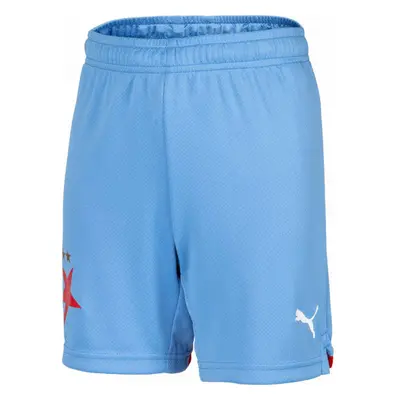 Puma SKS AWAY SHORTS JR Fußballshorts für Jungs, hellblau, größe