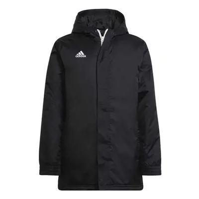 adidas ENT22 STAD JKTY Jungen Fußballjacke, schwarz, größe