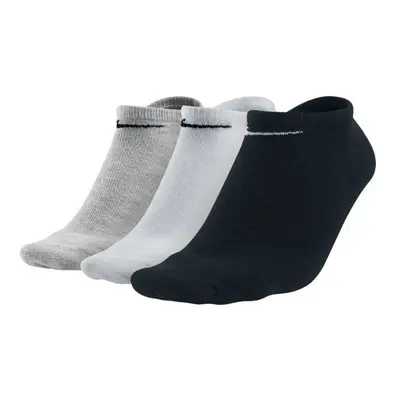 Nike SX2554-901 3PPK VALUE NO SHOW Socken, grau, größe