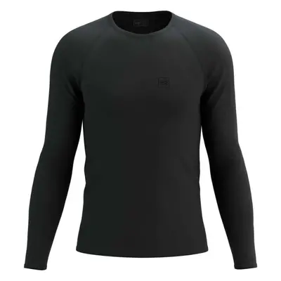 Compressport TRAINING TSHIRT LS Funktionsshirt mit langen Ärmeln, schwarz, größe