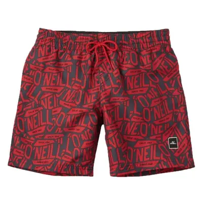 O'Neill STICKERPRINT SHORTS Badeshorts für Jungs, weinrot, größe