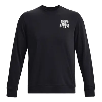 Under Armour RIVAL TERRY GRAPHIC CREW Herren Sweatshirt, schwarz, größe