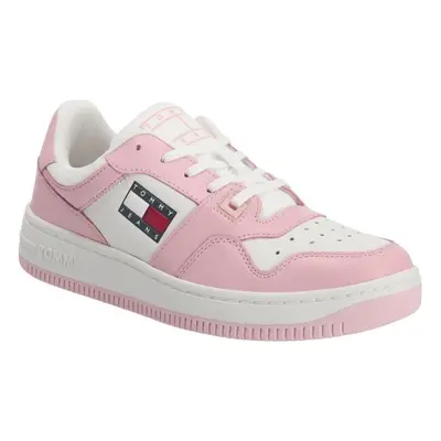 Tommy Hilfiger TOMMY JEANS RETRO BASKET WMN Flache Damensneaker, rosa, größe